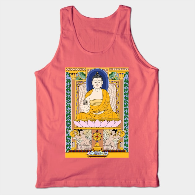 Buddha Tank Top by pandascool